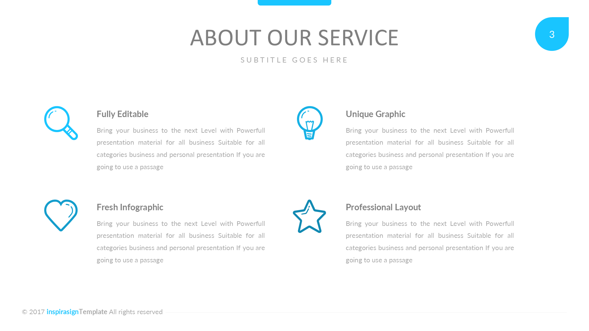 Startup Blue slide 3